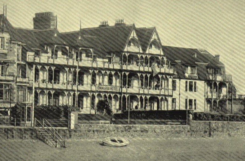 Historic view of one of Jersey's oldest hotels