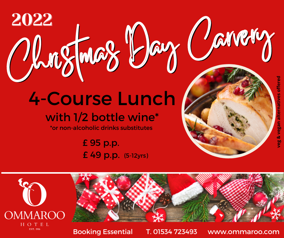 Christmas Day 2022 Buffets Christmas Day Lunch 2022 - Ommaroo Hotel Jersey